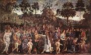 PERUGINO, Pietro Moses's Journey into Egypt a oil on canvas